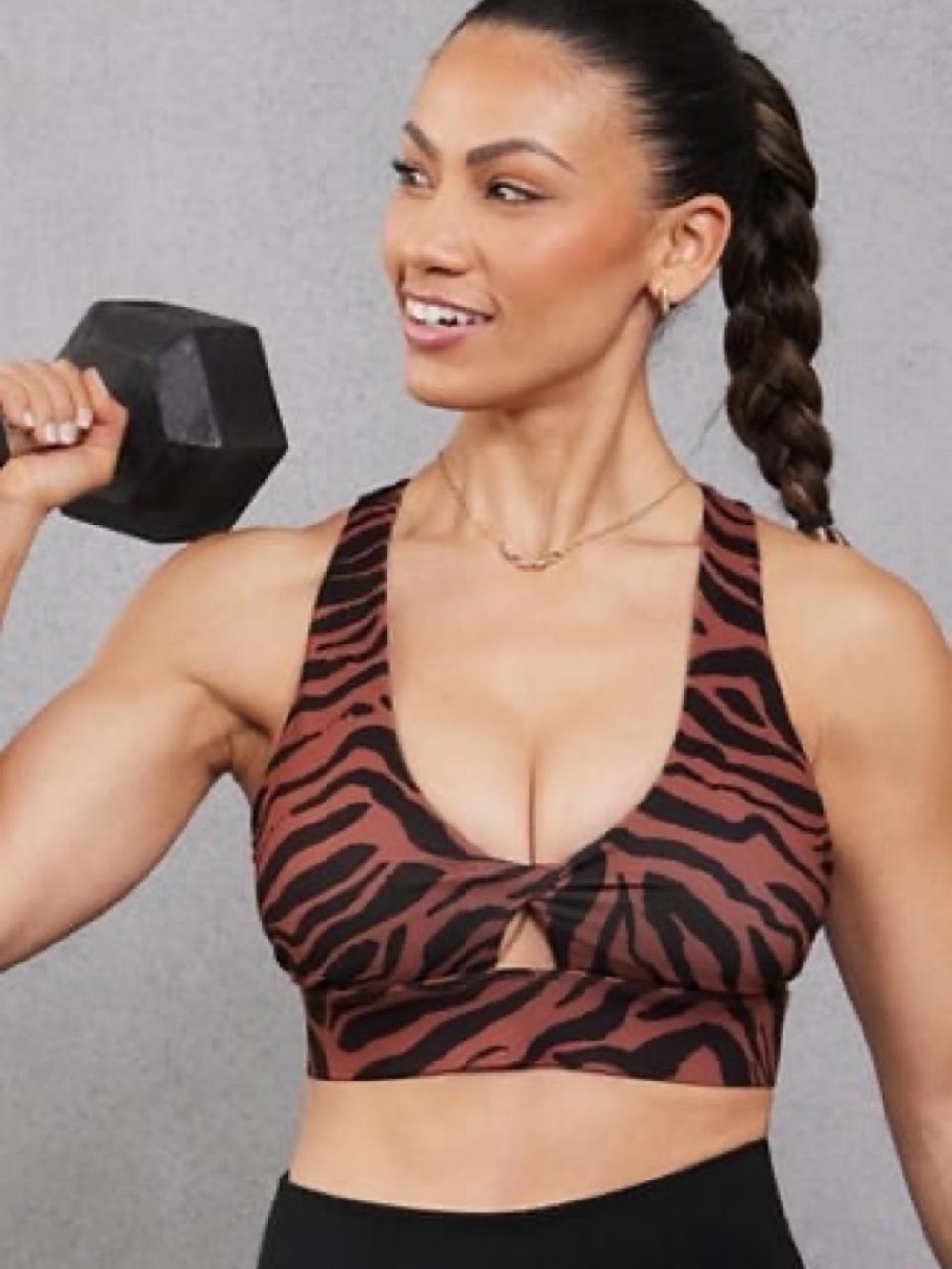 Fabletics -  Zebra Workout Set - Picture 2 of 4
